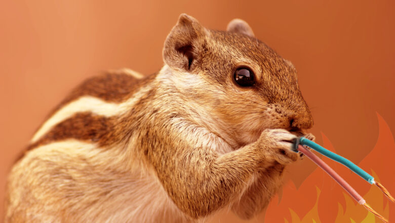 Squirrel Chewing Wire, Winter Pest Control Tips | Any Pest Inc.
